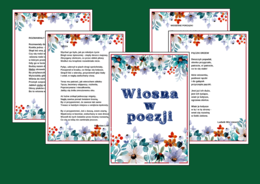 WIOSNA W POEZJI – biblioteka – świetlica – WIERSZE – GAZETKA – wersja 2