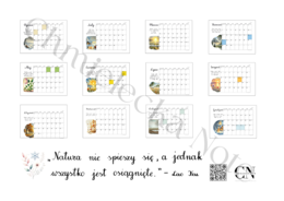 Kalendarz 2025: W harmonii z porami roku