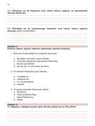 Karta pracy "Chłopcy z Placu Broni" - krytyczne czytanie