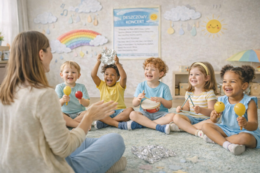 Deszczowy koncert – zajęcia muzyczne