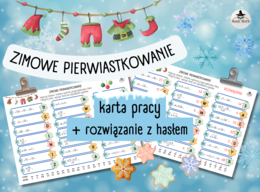ZIMOWE PIERWIASTKOWANIE - karta pracy - świąteczna matematyka, pierwiastki, klasa 7-8