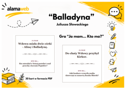 "Balladyna" - gra karciana "Ja mam... Kto ma?"