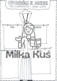 Opowieści z Narnii - cechy bohaterów - rysunkowa karta pracy do uzupełnienia