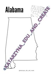 Mapy konturowe - stany USA