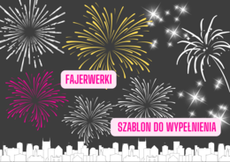 Fajerwerki - praca plastyczna