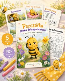 Pszczółka szuka dobrego humoru