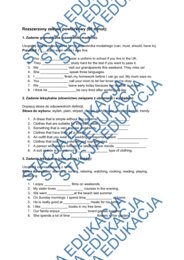 Super Powers 8 Unit 1 - powtórka do sprawdzianu / sprawdzian alternatywny