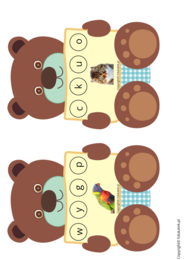 Misiowe litery – nauka czytania