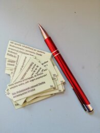 "Potop" - karty , 30 pytań i odpowiedzi na A-4