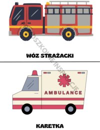 TRANSPORT- POJAZDY karty dydaktyczne