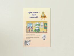 Plakaty edukacyjne. Recykling, oszczędzanie wody i energii.