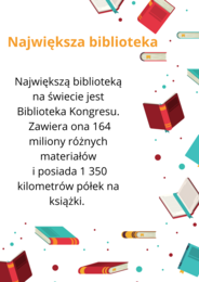 Pakiet na Dzień Książki (ciekawostki, kolorowanka XXL, A4, napis, plakaty)