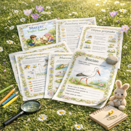 Marzec budzi świat. Karty pracy o zjawiskach wiosennych