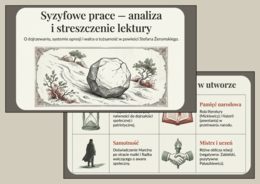 SYZYFOWE PRACE S. Żeromskiego – prezentacja multimedialna (16 slajdów)