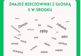 Podchwytliwa wyszukiwanka głoski syczące