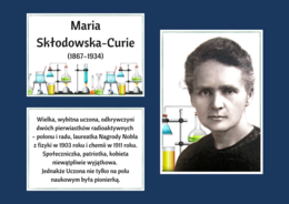 MARIA SKŁODOWSKA - CURIE – gazetka – biblioteka – świetlica – 21 stron – wersja 2