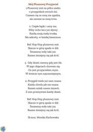PIOSENKA MÓJ PLUSZOWY PRZYJACIEL