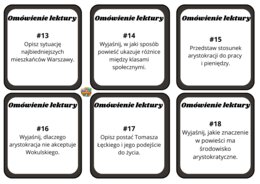 Lalka - karty z pytaniami