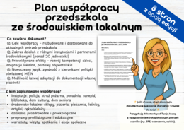 Plan współpracy przedszkola ze środowiskiem lokalnym