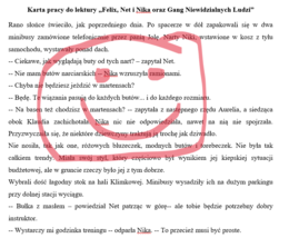 "Felix, Net i Nika ..." - karta pracy