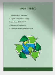Zagadki i krzyżówki na temat ekosystemów, ochrony przyrody, recyklingu.