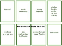 "Zemsta" karty typu memo, memory, pamięć