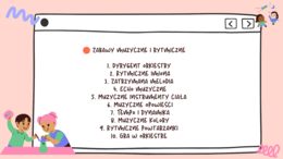 Bank zabaw na dywanie dla klasy 2