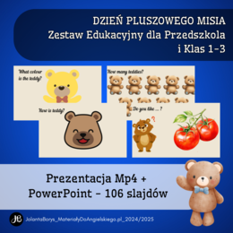 DZIEŃ PLUSZOWEGO MISIA Zestaw Edukacyjny dla Przedszkola i Klas 1-3 / TEDDY BEAR DAY