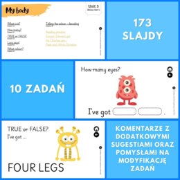 Prezentacja Shine On! 1 – Unit 5 My body