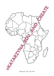 Mapy konturowe - kontynenty