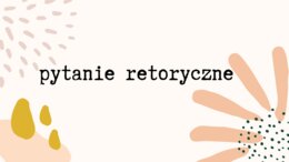 Prezentacja - środki poetyckie