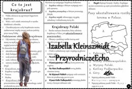 Książeczka/sketchnotka/notatka/wklejka/ściąga dla ucznia i przypomnienie dla nauczyciela/edukacja domowa. Temat „Co to jest krajobraz?” w pdf. Geografia 5, dział „Krajobrazy Polski”. Nowość 2024/2025.