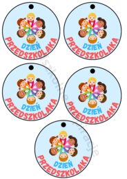 Kartki z życzeniami i medale na dzień przedszkolaka 20 WRZEŚNIA