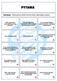 Mistrz i Małgorzata Pytania i Odpowiedzi | Karty do lektury