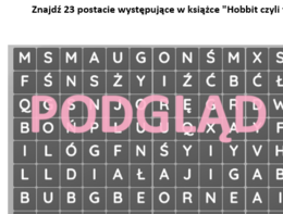 Wykreślanka "Hobbit"