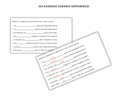 Gramatyka dla klasy 6: Present Continuous for Future Arrangements, czasowniki must, musn't oraz can't. Na podstawie English Class A2 Unit 7