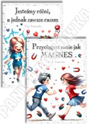 Fizyka. Plakat. Szkolna gazetka ścienna. Plakaty fizyczne z motywem MIŁOŚCI do sali chemicznej i nie tylko. Walentynki. Święto zakochanych.