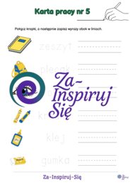 Pismo uproszczone- karty pracy