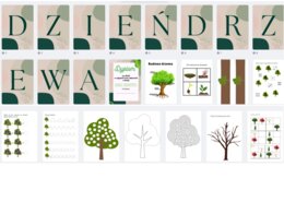 Dzień drzewa- girlanda+ zadania