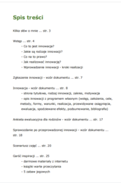 Innowacja pedagogiczna Joga w szkole