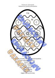 Pisanka- symbole pierwiastków