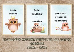 PLAKATY MOTYWACYJNE DO SALI, KLASY, GABINETU