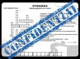 Dynamika - krzyżówka