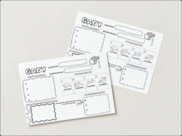 Gady- garficzna notatka do zeszytu