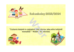 Zakończenie roku szkolnego- zakładki, wkładki do książek, dyplomy, sentencje