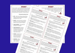 DRAMAT – rodzaje literackie - wklejka – wklejki - kl.4-8 – egzamin – powtórzenie
