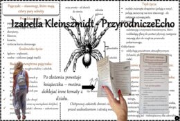 Broszurka/notatka/sketchnotka/wklejka/ściąga dla ucznia/przypomnienie dla nauczyciela w pdf. Biologia 6 „Stawonogi i mięczaki” – „Pajęczaki – stawonogi, które mają cztery pary odnóży”.