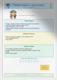 Karta pracy "Matematyka z parasolem"