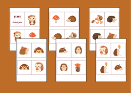 DZIEŃ JEŻA – domino podłogowe – biblioteka – świetlica