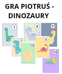 Gra Piotruś - DINOZAURY